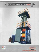 Drop Weight Tear Tester