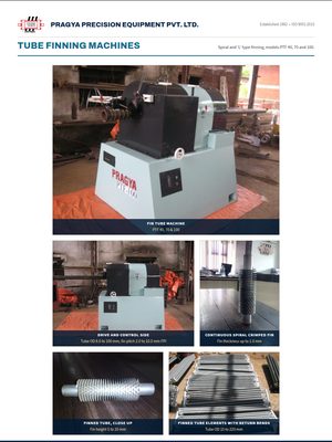 Fin Tube Machine leaflet