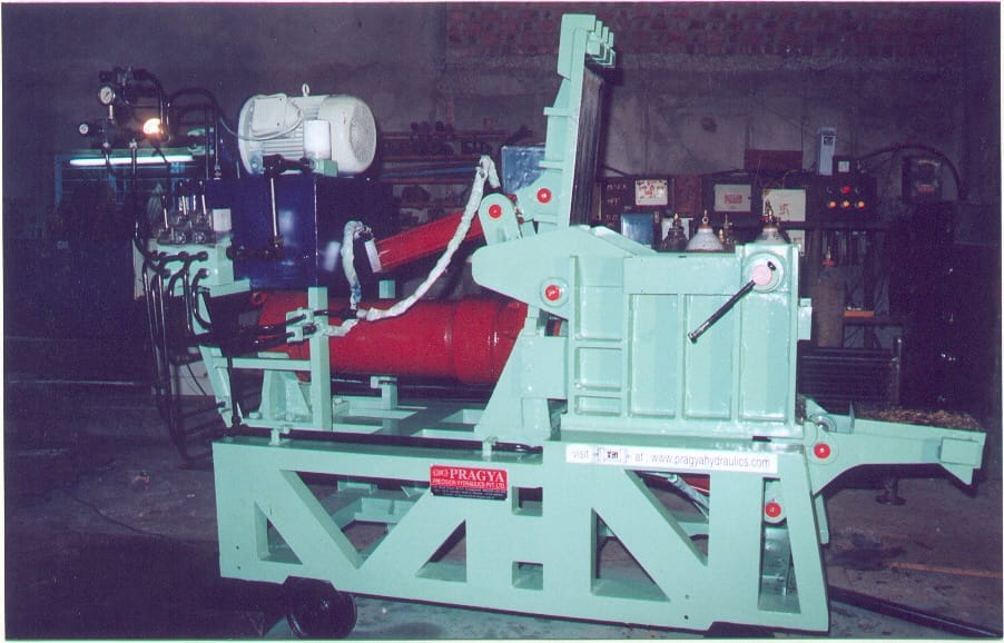 Hydraulic Baling Press control panel with PLC system