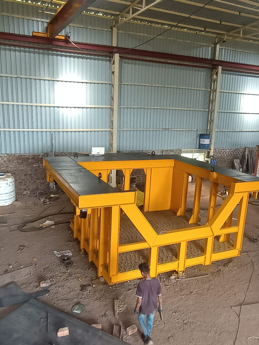 Slag Pot Trolley Deck and Grating