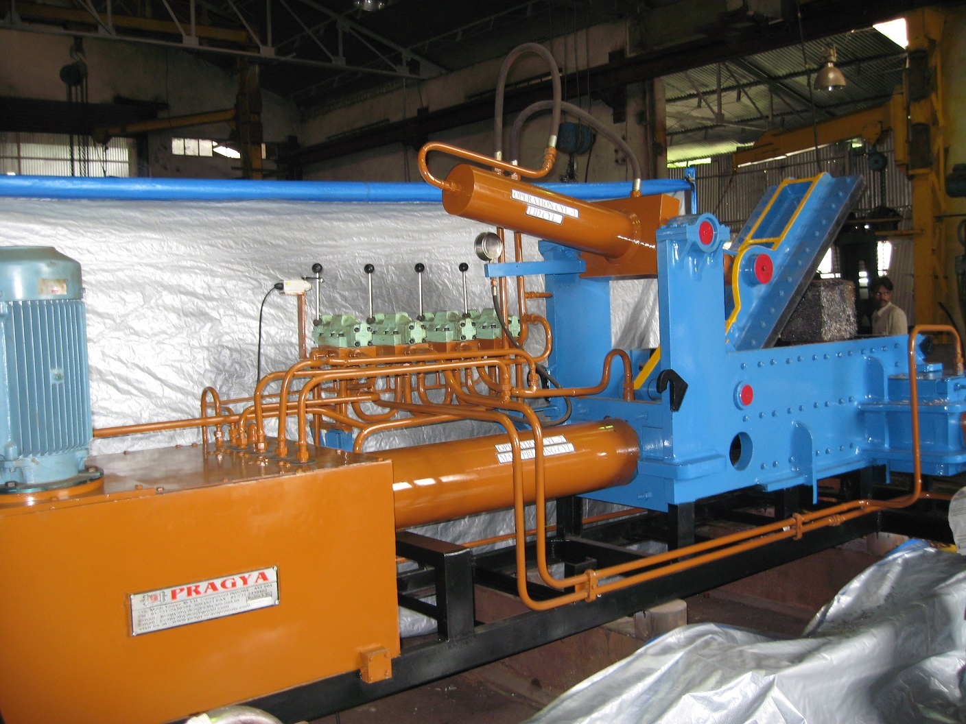 Hydraulic Baling Press